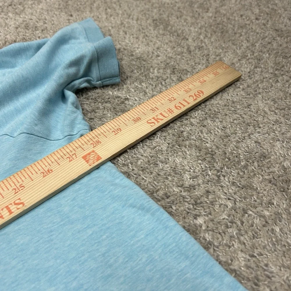 Polo Ralph Lauren Soft Cotton Polo Shirt Mens‎ 2XB Big Light Blue Short Sleeve